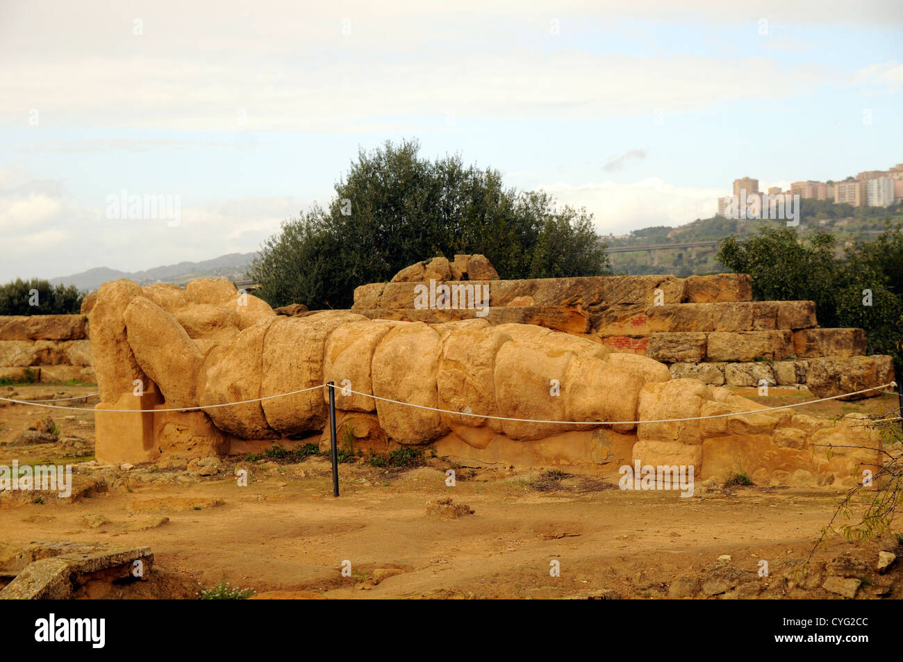The Valley of the Temples, Agrigento, Sicily Stock Photo