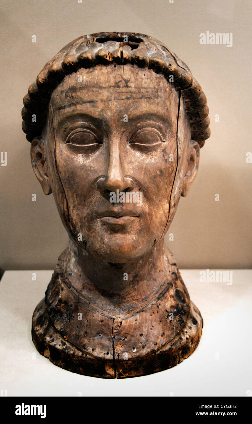 Reliquary Bust of Saint St Yrieix 12001240 Limoges France French 38 cm