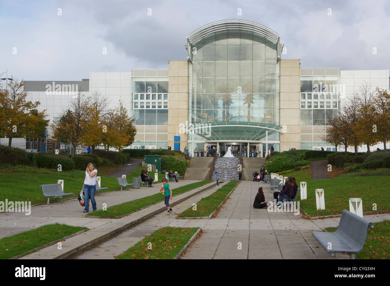 Autumn shopping at Cribbs Causeway Bristol Stock Photo Alamy