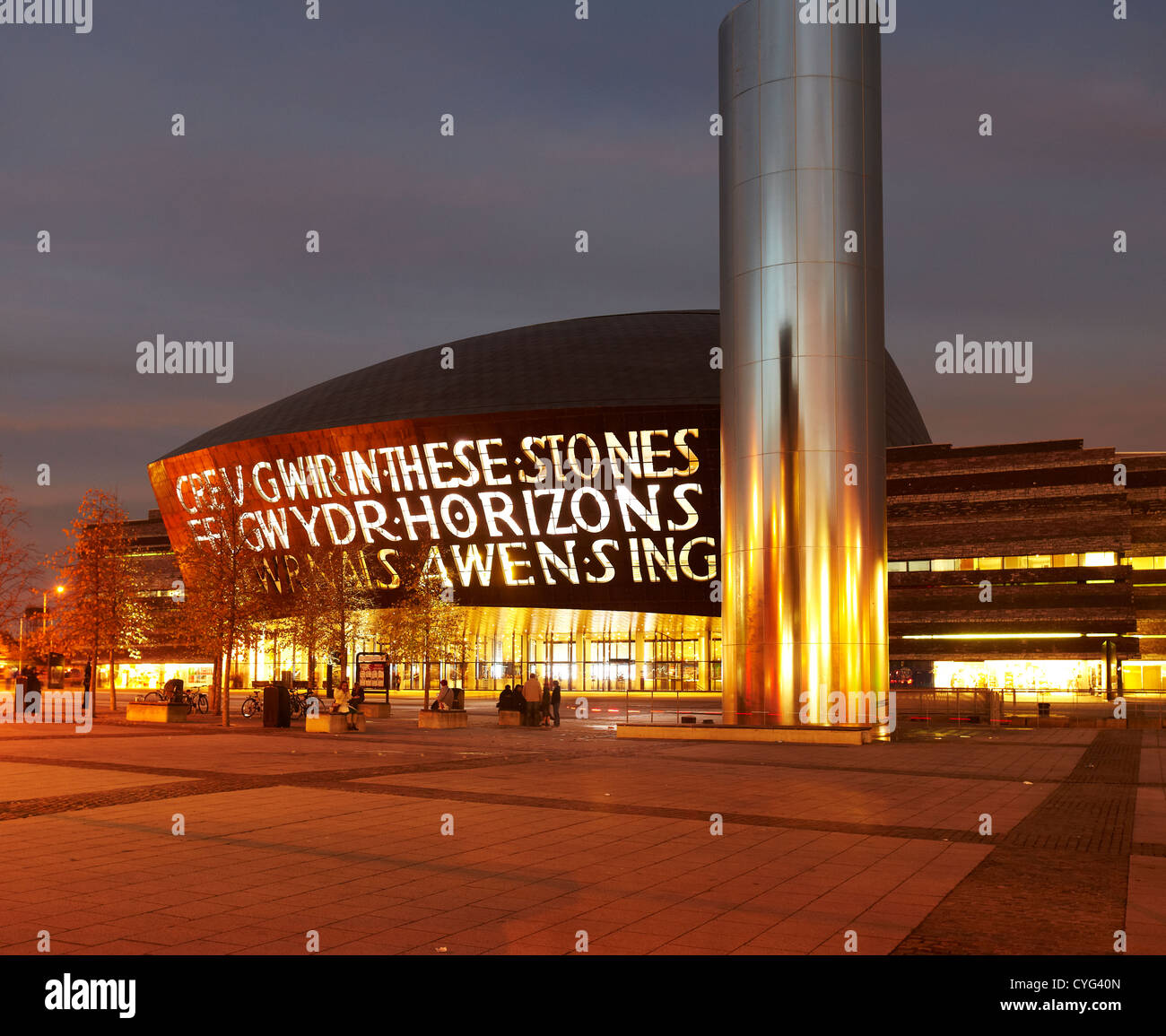 Millennium Centre Wales, Cardiff Bay, Wales, UK Stock Photo