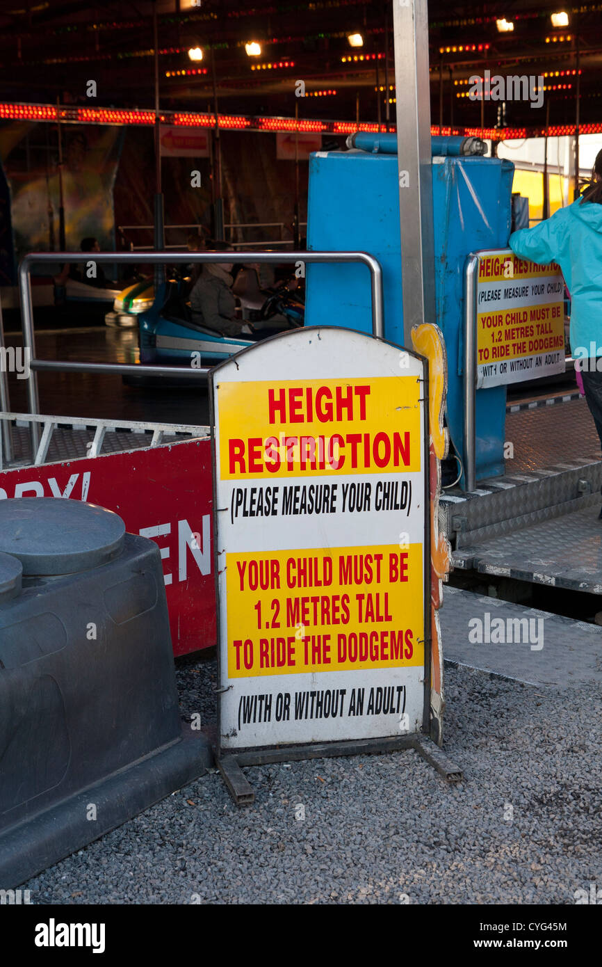 Height restriction sign Stock Photo