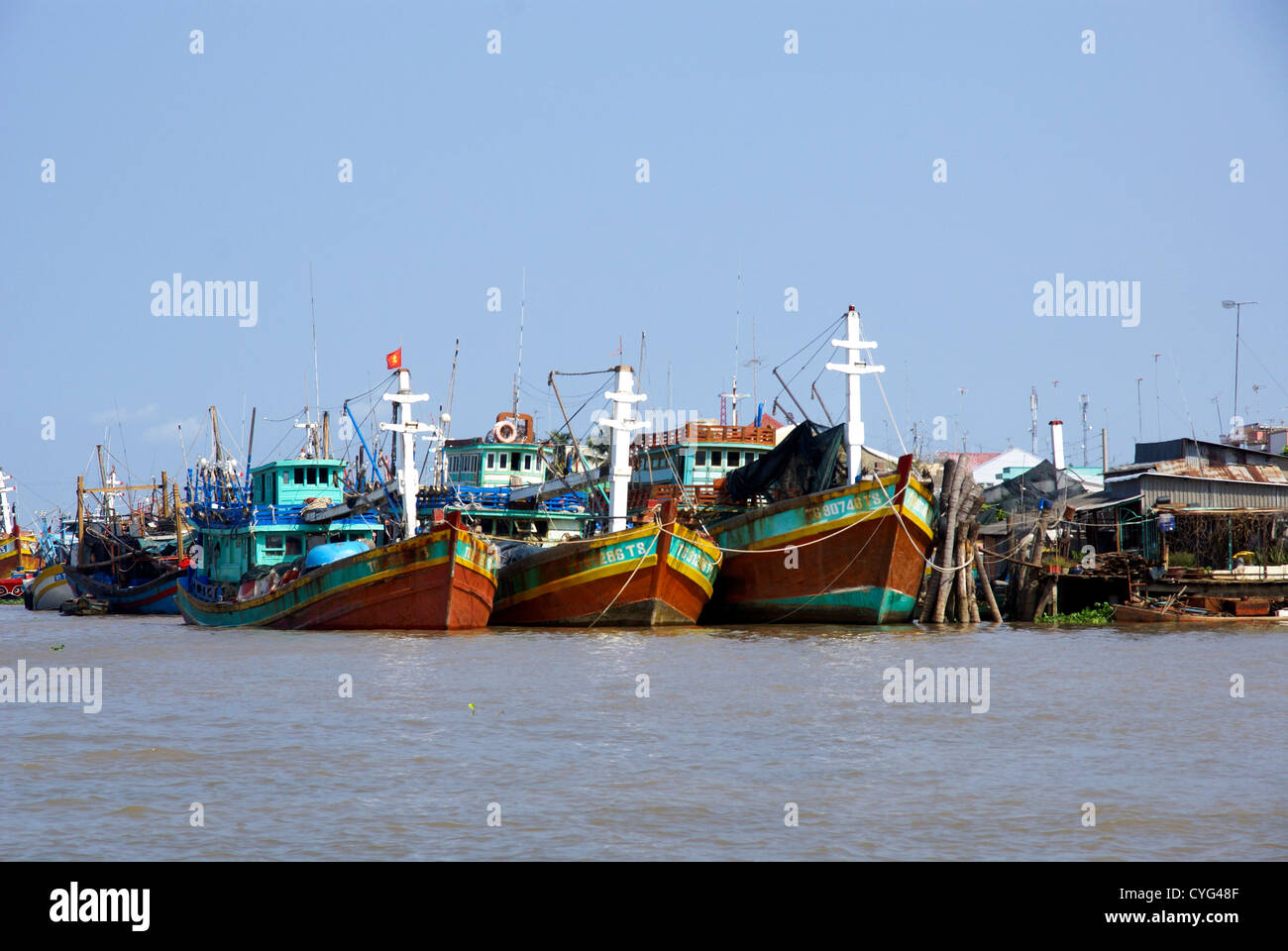 Vietnam, Mekong River Delta Stock Photo