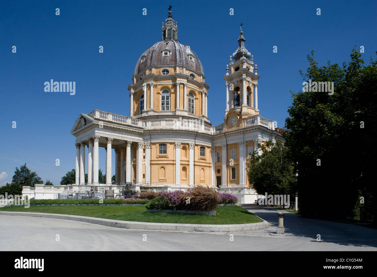 Basilica di Superga - mausoleum containing the Savoy tombs Stock Photo