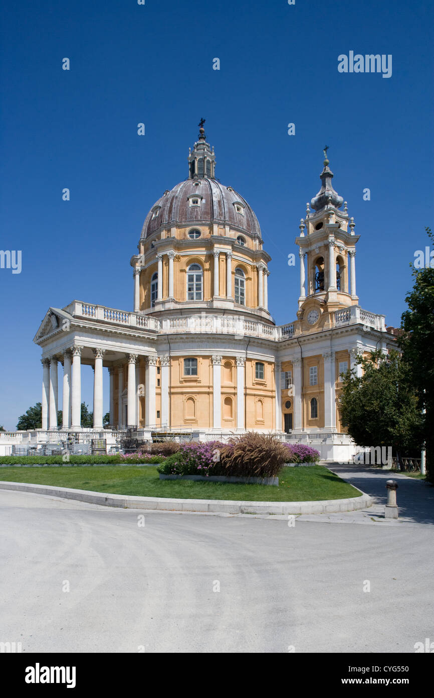 Basilica di Superga - mausoleum containing the Savoy tombs Stock Photo