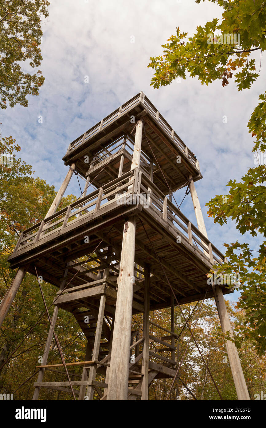 Lookout Tower And Forest High Resolution Stock Photography and Images