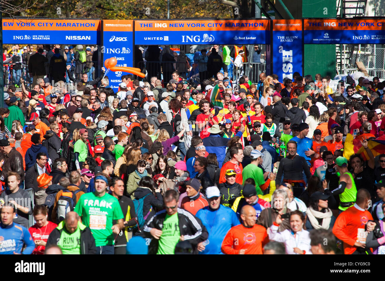 New York City, USA. 4th November, 2012. New York Marathon Despite the