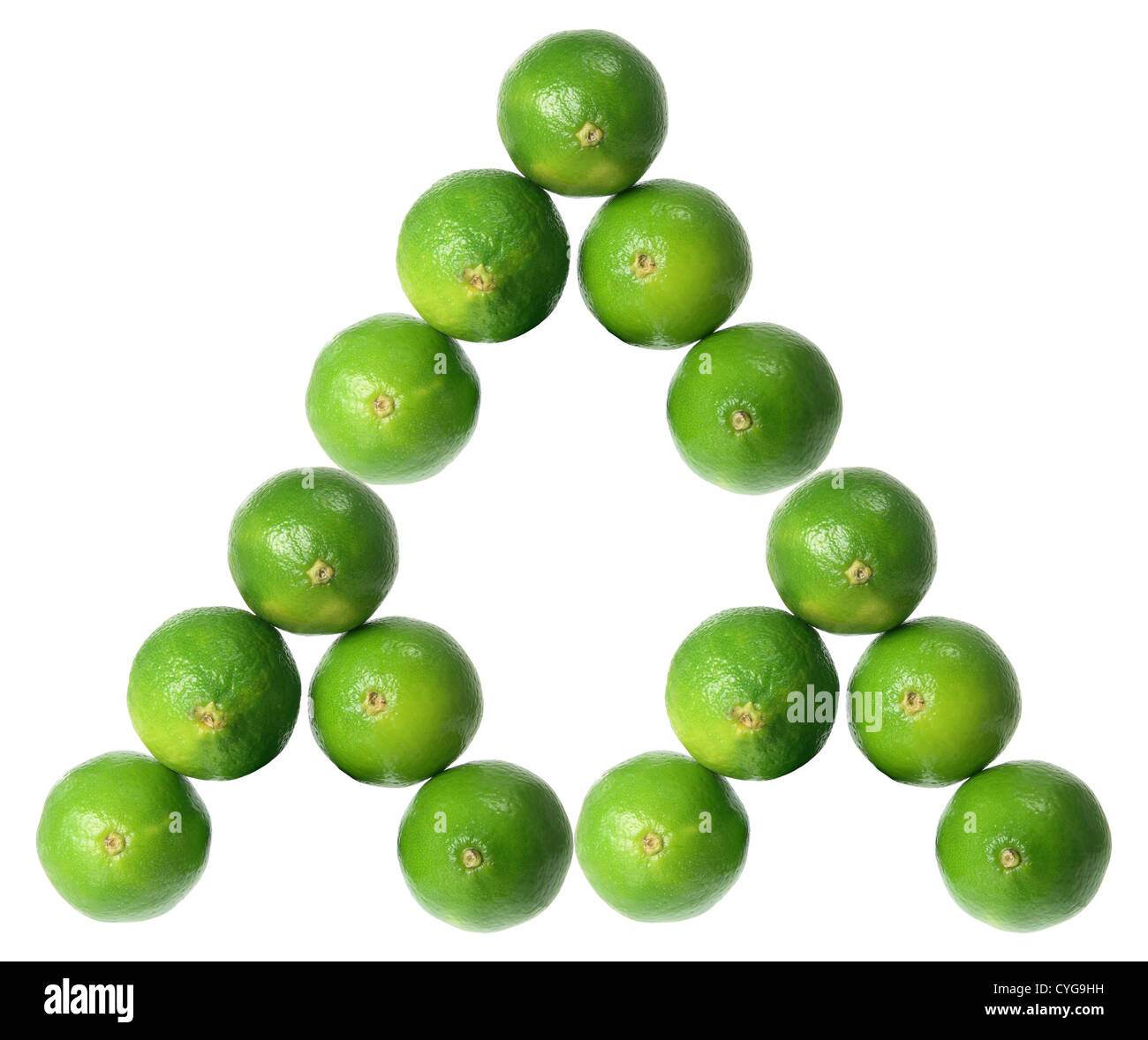 Stack of Limes Stock Photo Alamy