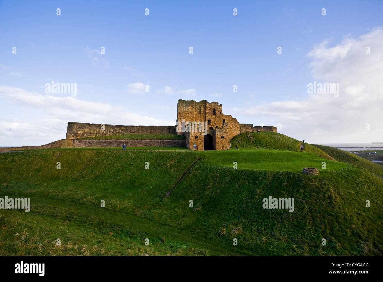 Tynemouth Castle Tynemouth Tyneside UK Stock Photo