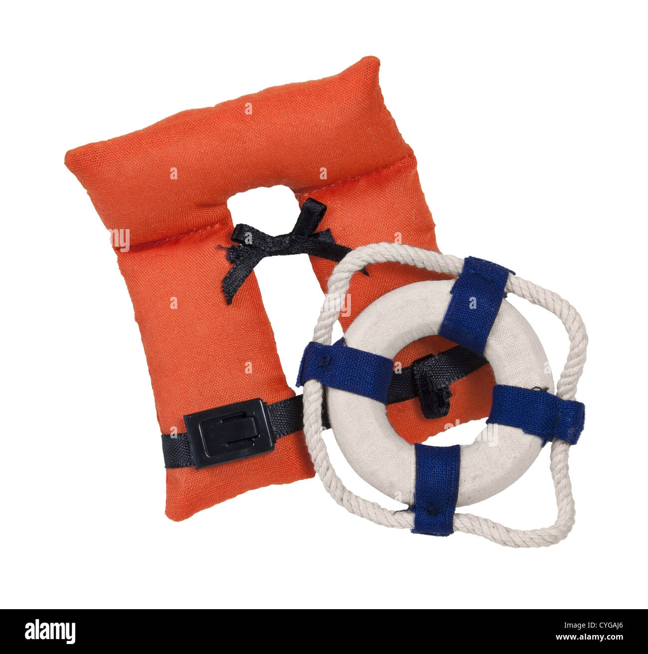 Old fashion life preserver Cut Out Stock Images & Pictures Alamy