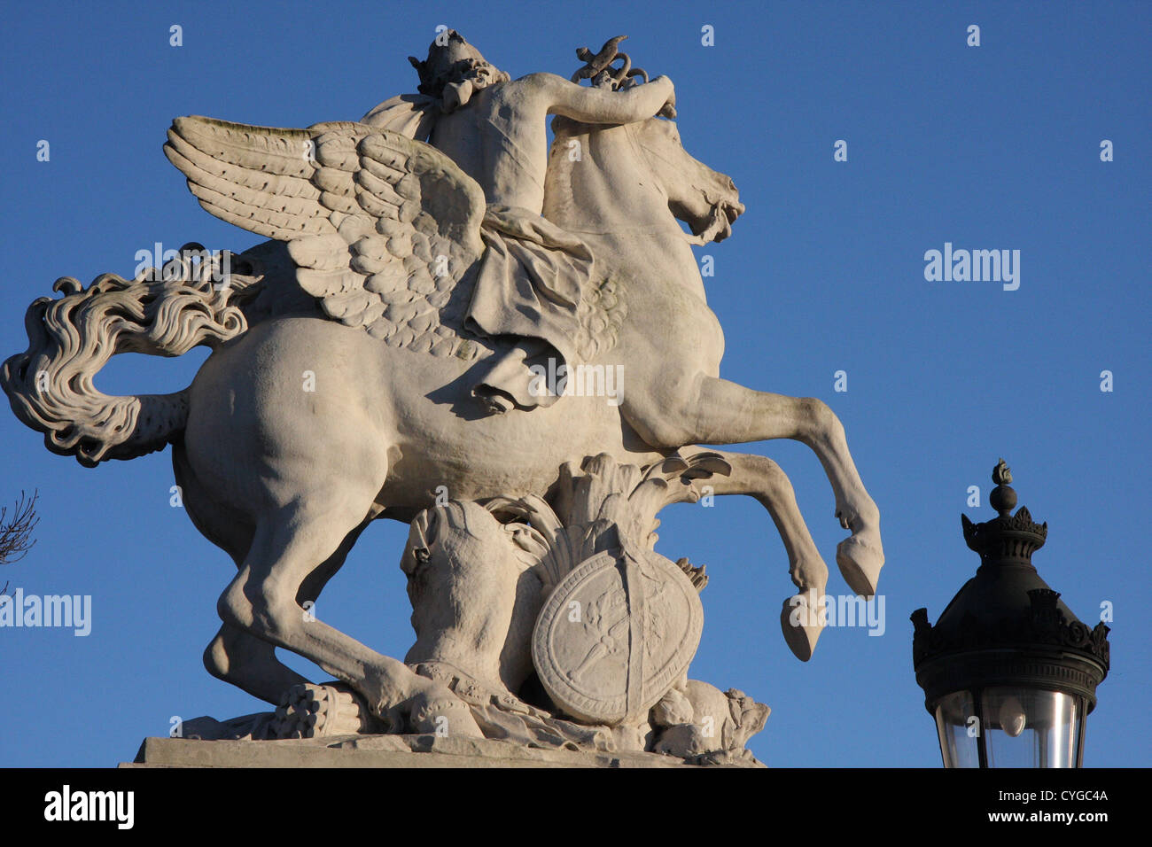 Statue in Paris Stock Photo Alamy