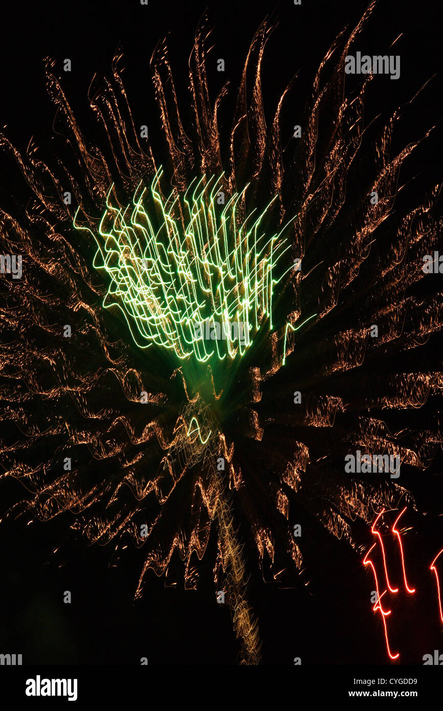 Fireworks -- Abstract Art Stock Photo - Alamy