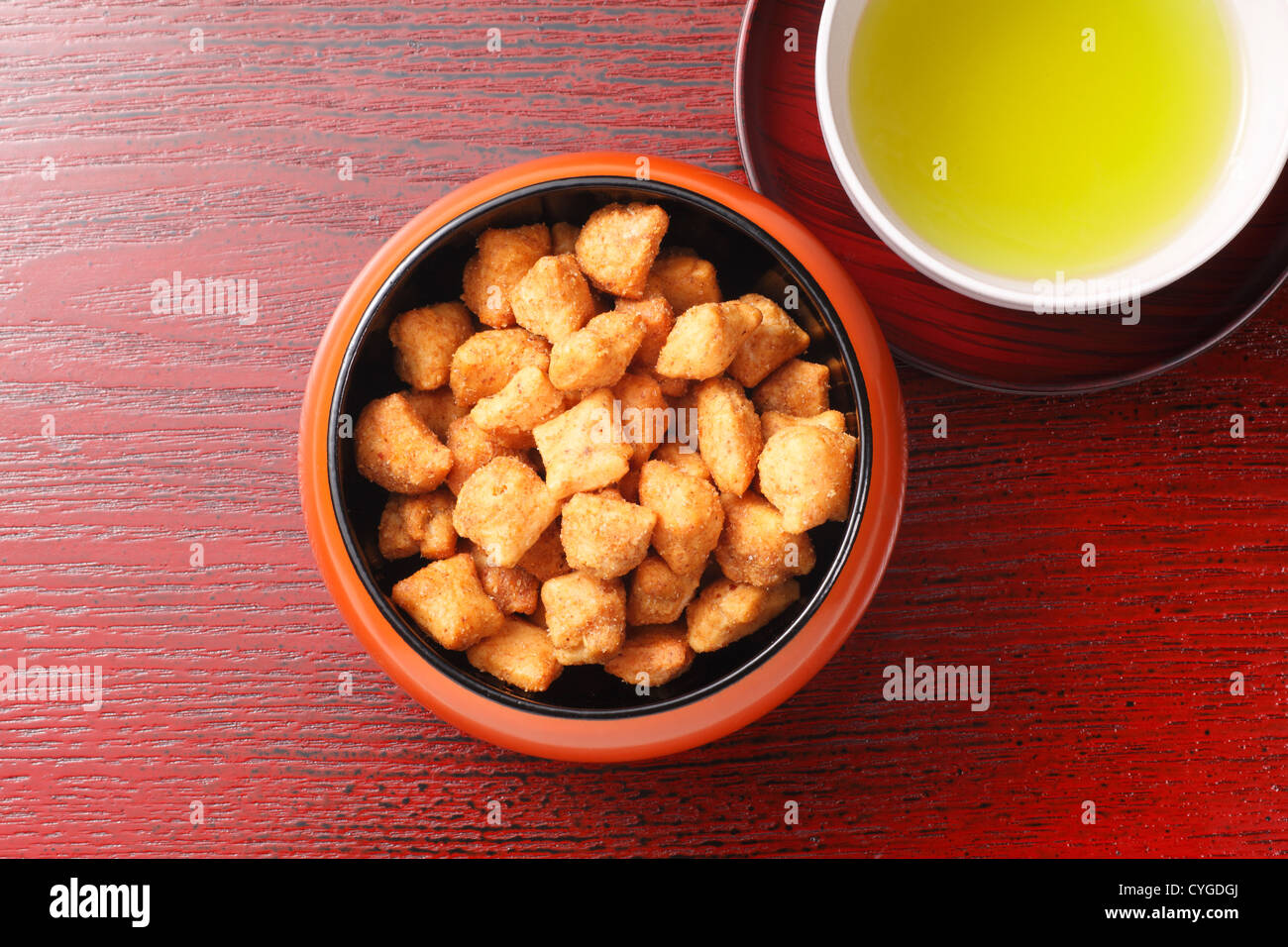 Japanese tea and sweets Stock Photo Alamy