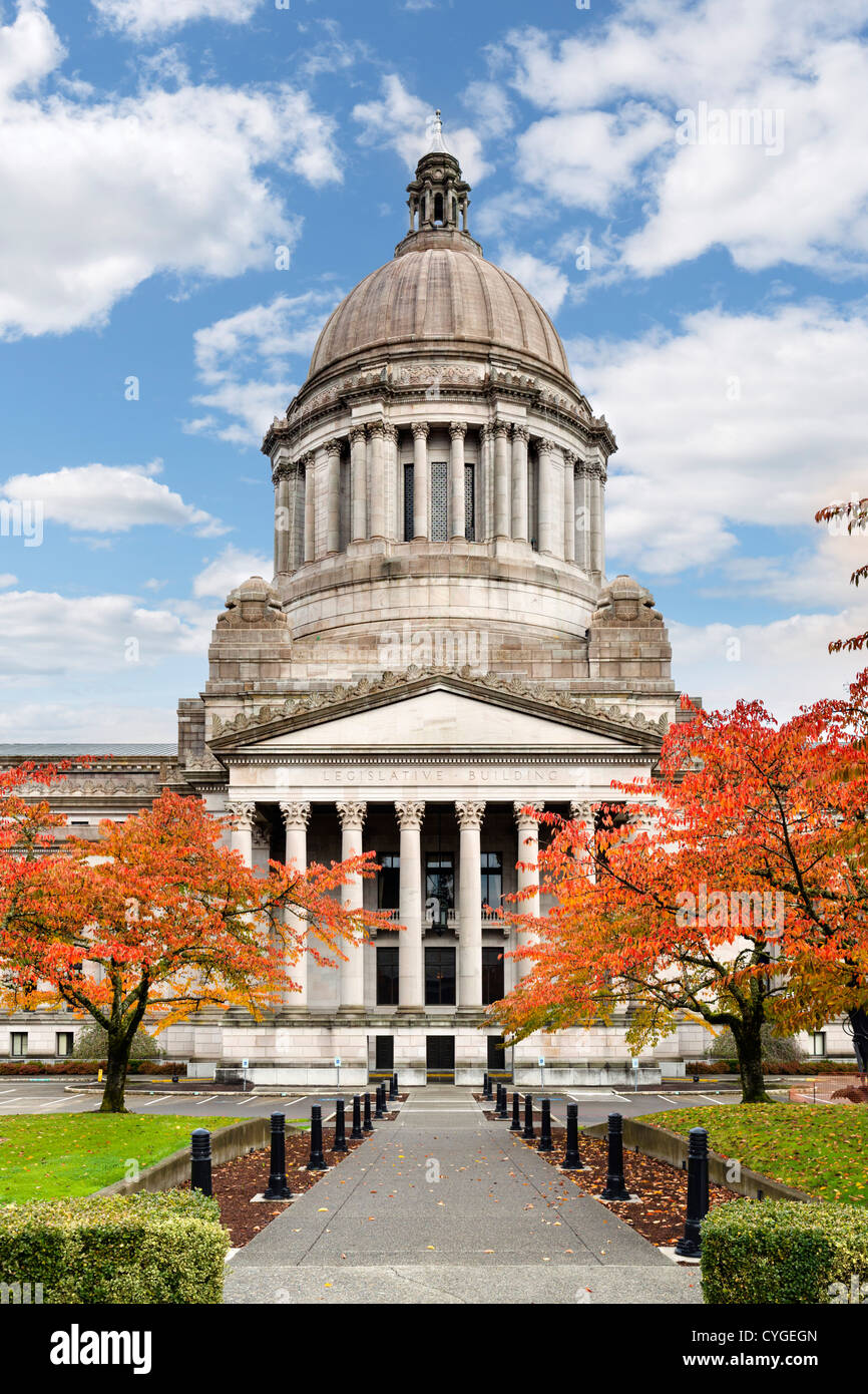The Washington State Capitol, Olympia, Washington, USA Stock Photo