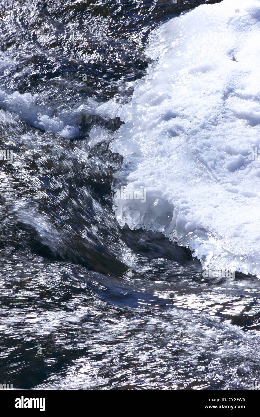 Mountain water stream Stock Photo