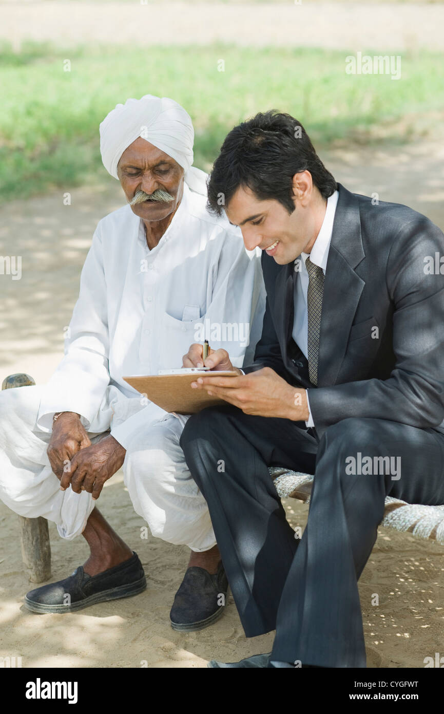 Indian businessman farmer hi-res stock photography and images - Alamy