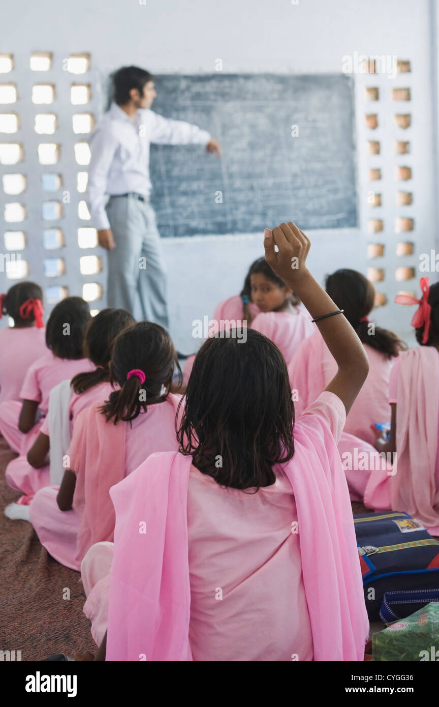 Classroom scene in a rural school Stock Photo - Alamy