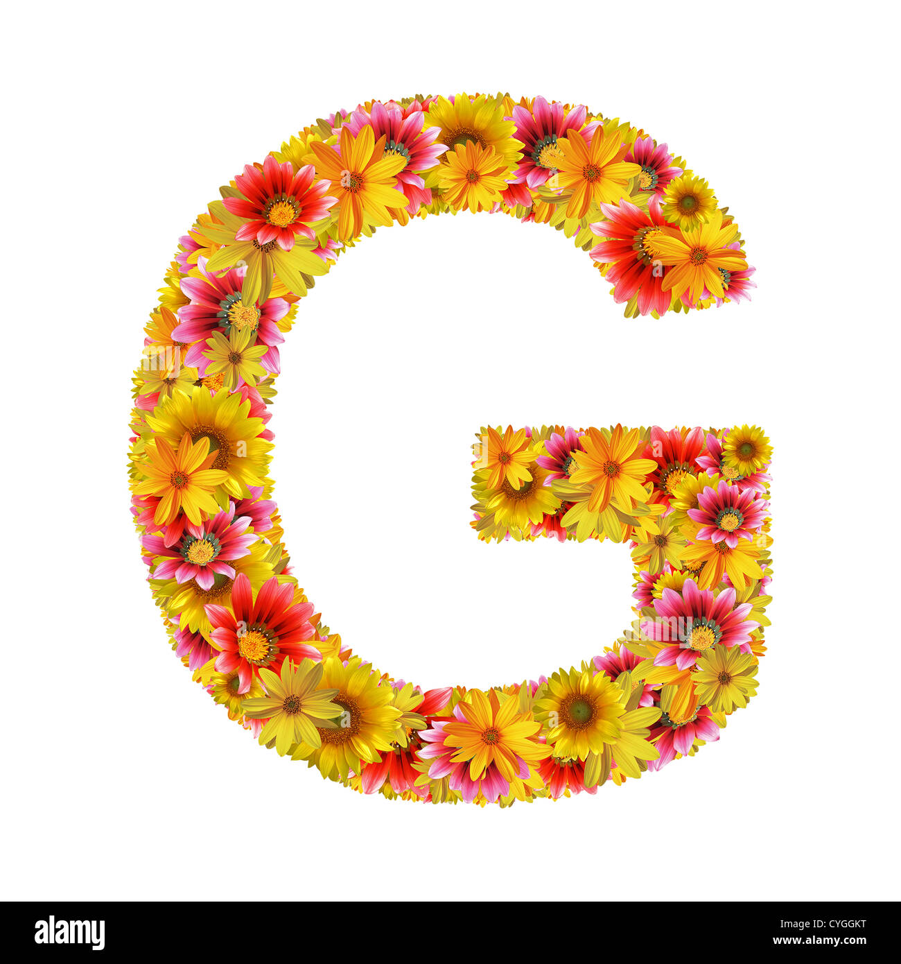 Letter G Flowers High Resolution Stock Photography and Images - Alamy
