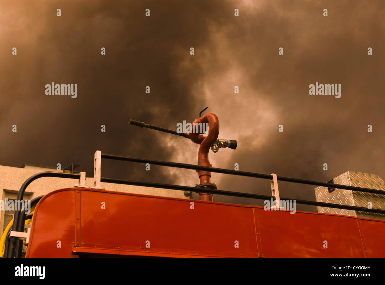 Transportation emergencies and disasters fire engine destruction smoke ...