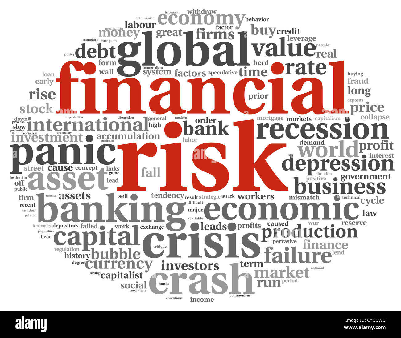 Financial risk concept in info-text graphics on white background Stock ...