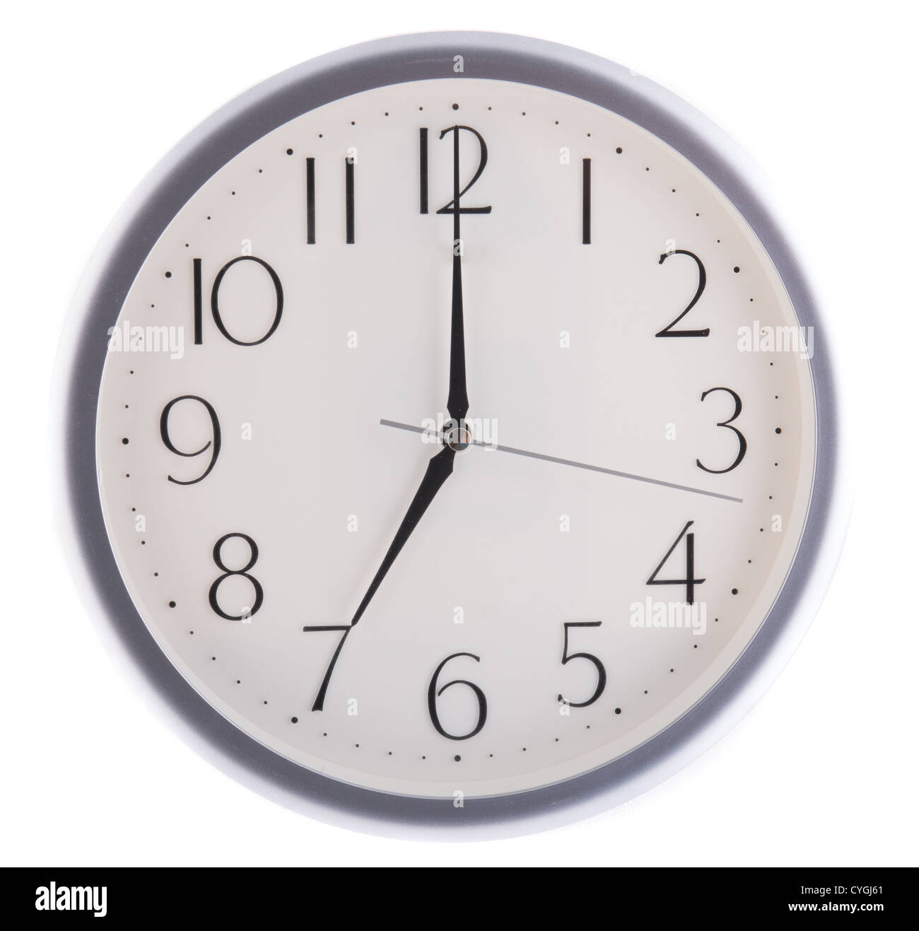 Clock 7 pm hires stock photography and images Alamy