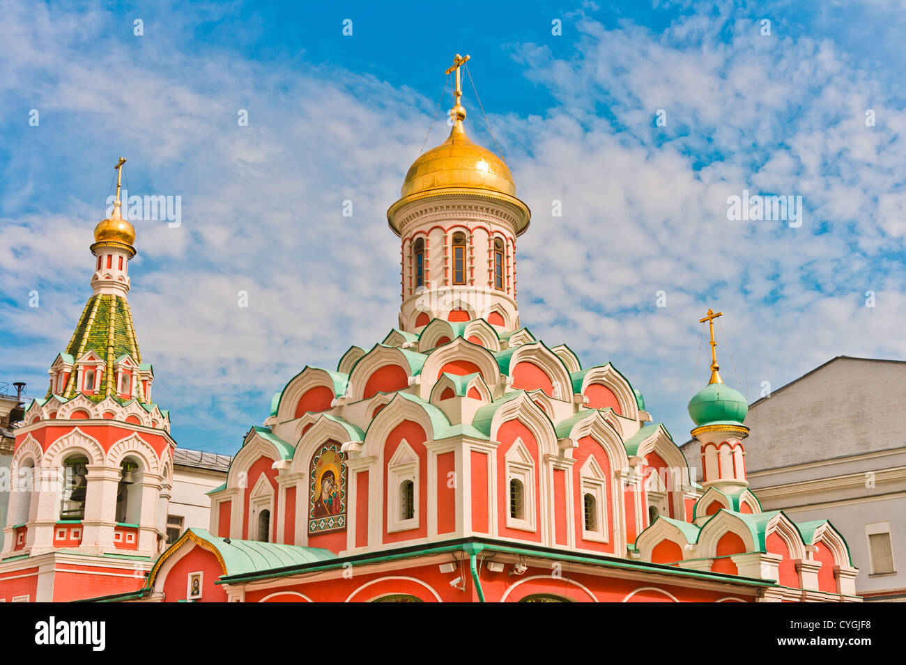 Cathedral of the Mother of God's Kazan Icon in Moscow Stock Photo - Alamy