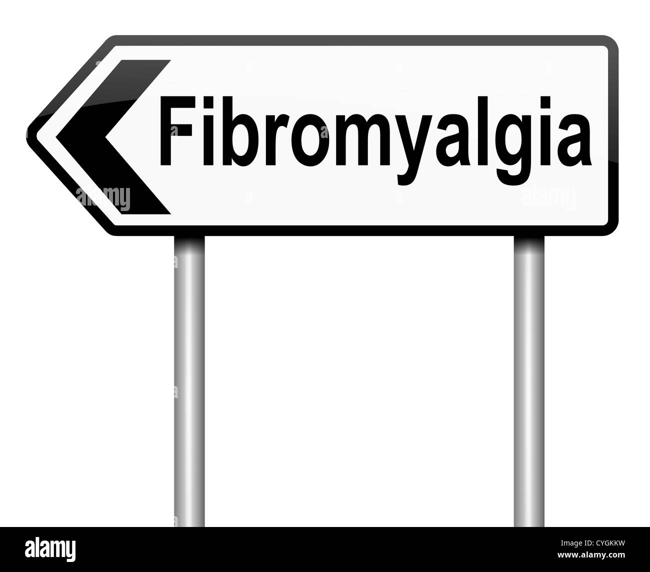 Fibromyalgia. Stock Photo