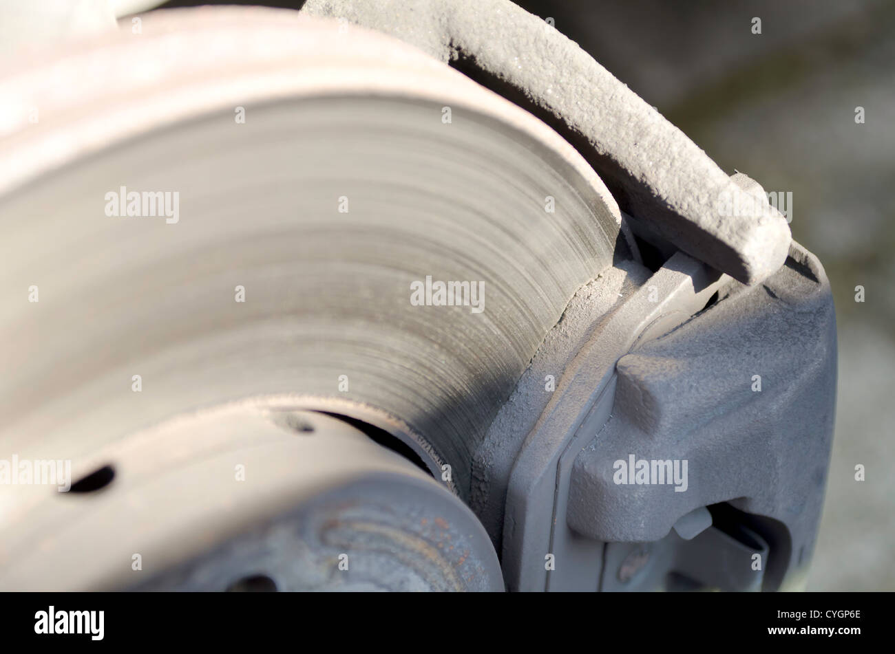 Front Disk brake assembly on a car Brake job Stock Photo Alamy