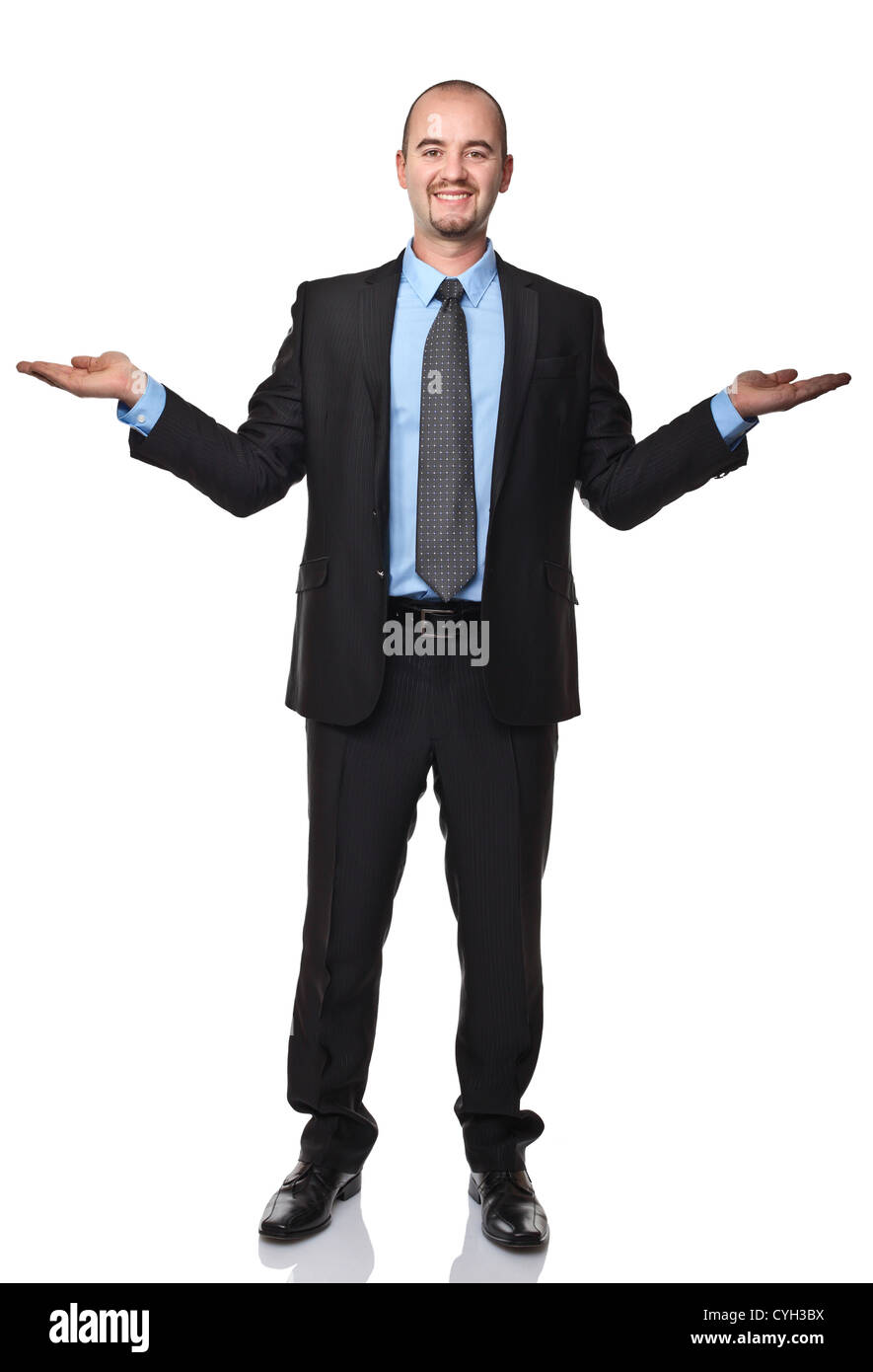 confident man isolated on white background Stock Photo