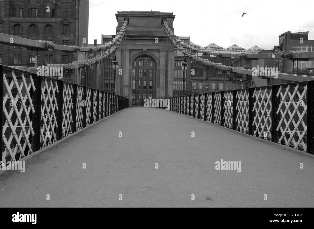 South Portland Street Bridge over the River Clyde in Glasgow, Scotland Stock Photo
