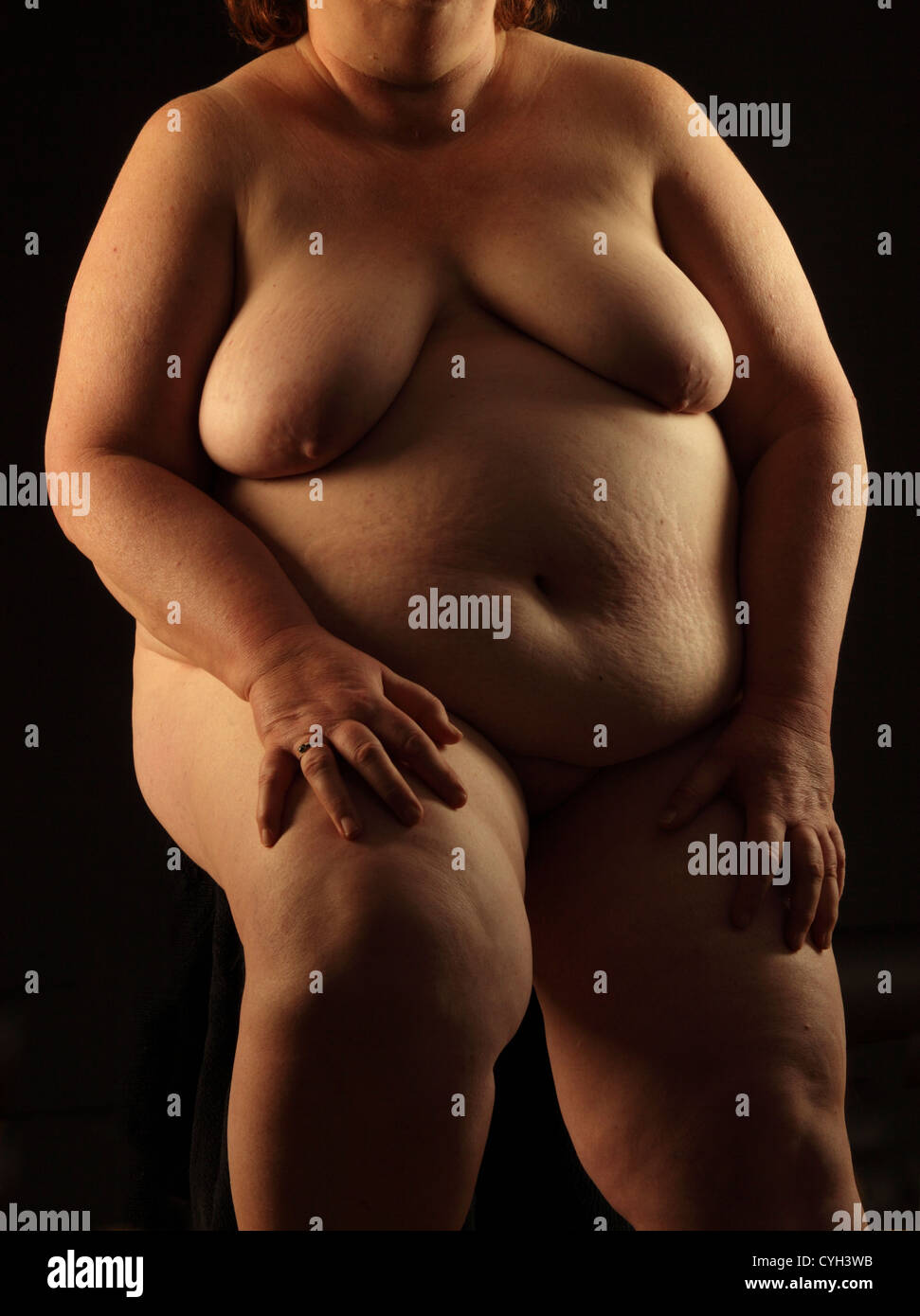Naked obese women