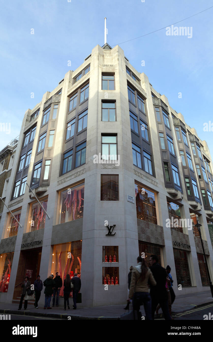 Fachada de Louis Vuitton flagship store en New Bond Street