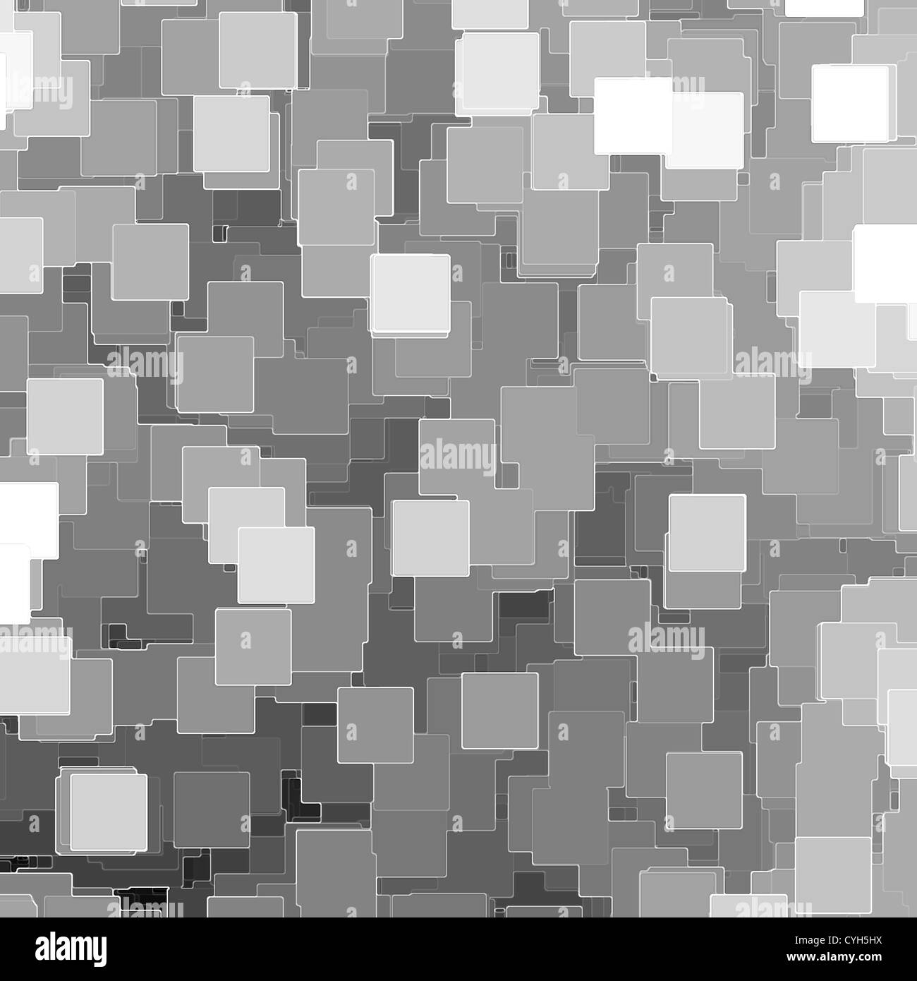 modern black and white grey mosaic texture background Stock Photo