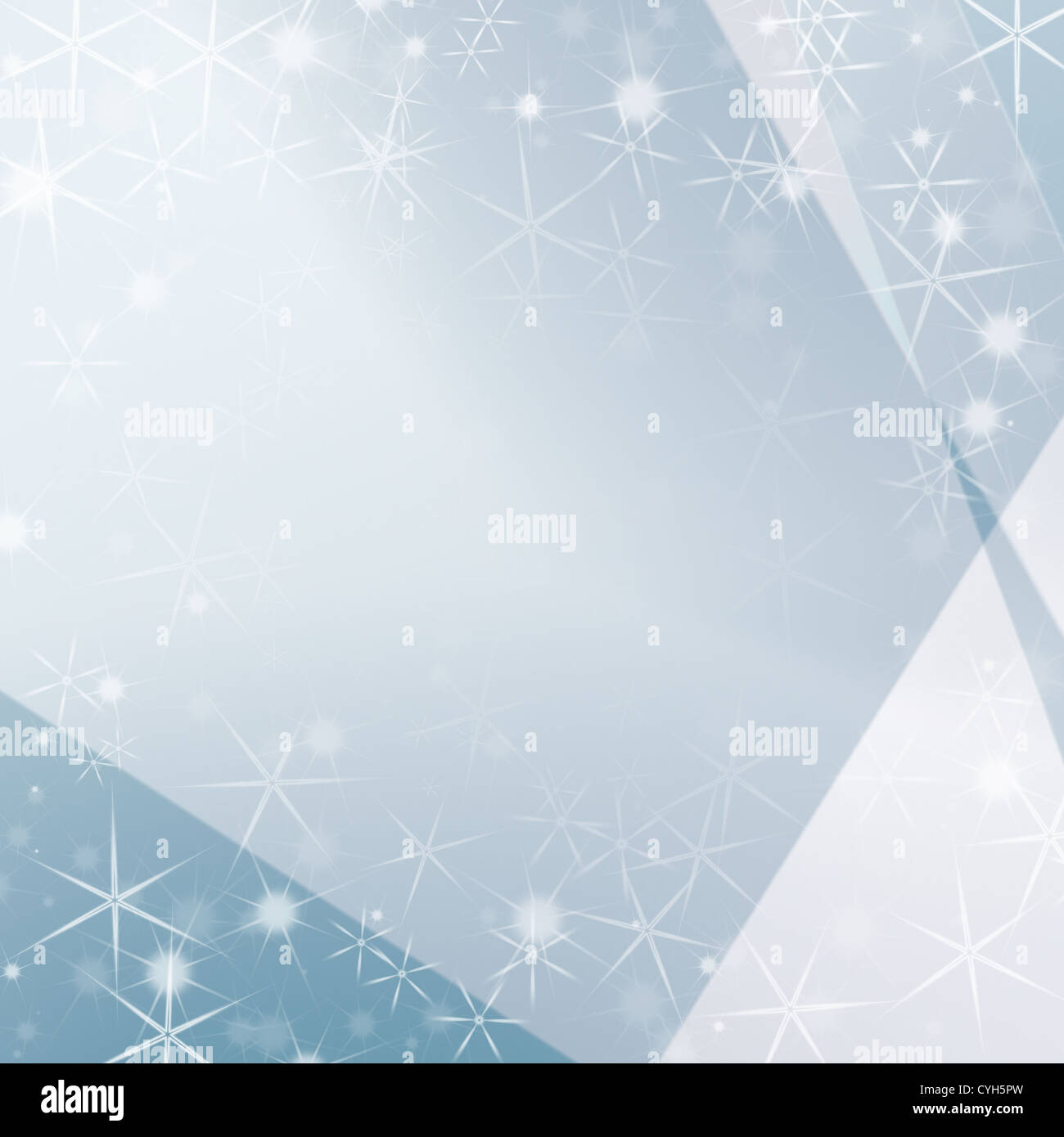 brigh blue abstract background with white stars as modern christmas ...