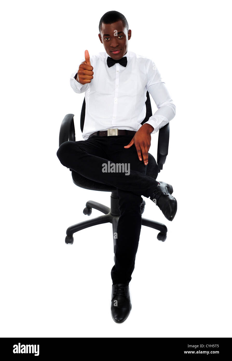 Man Sit Chair Cut Out Stock Images Pictures Alamy