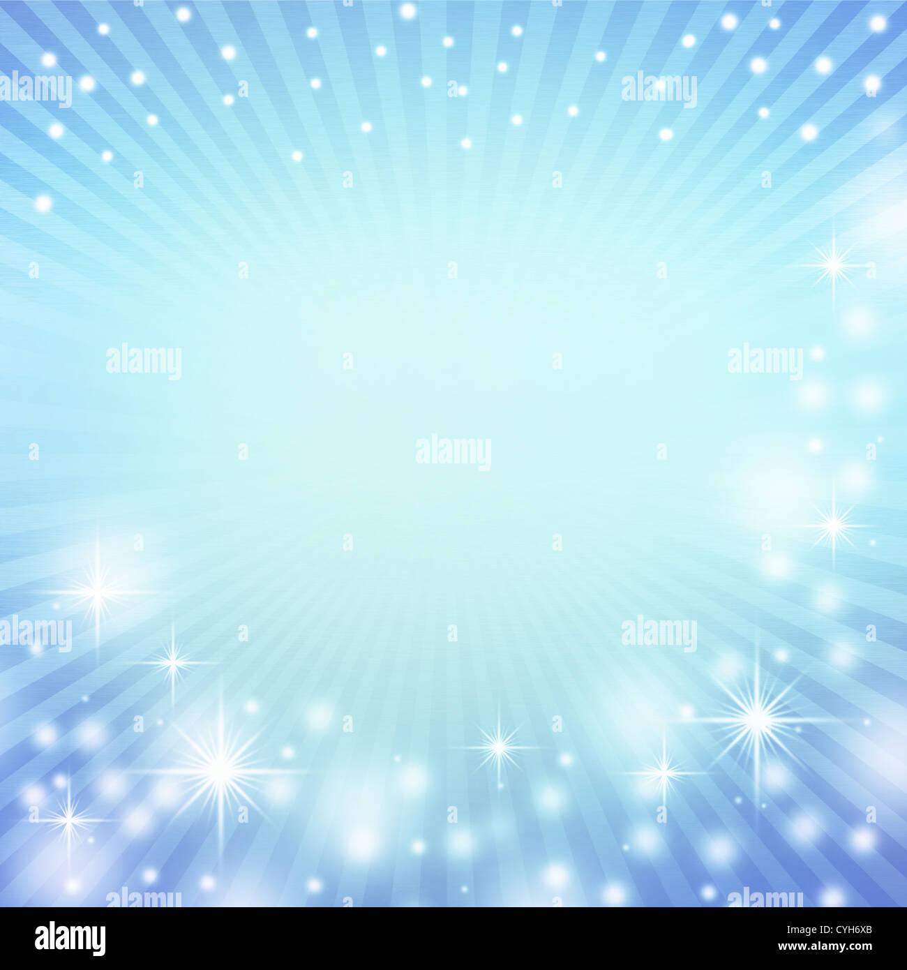 blue christmas background with shining lights, stars and snowflakes and ...