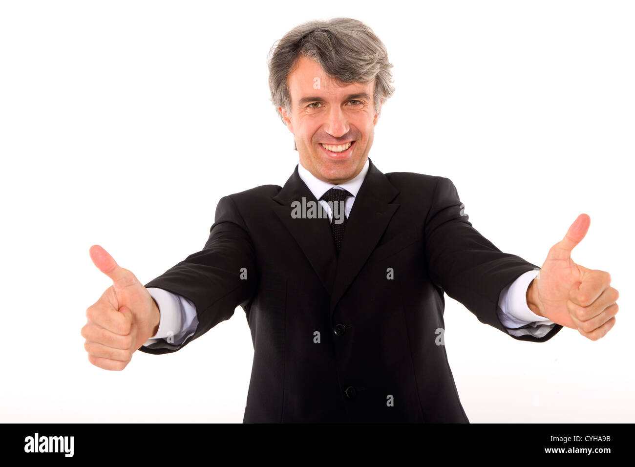 businessman thumbs up Stock Photo - Alamy