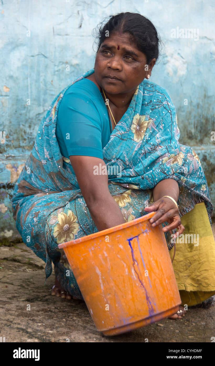 Kerala village woman hi-res stock photography and images - Alamy