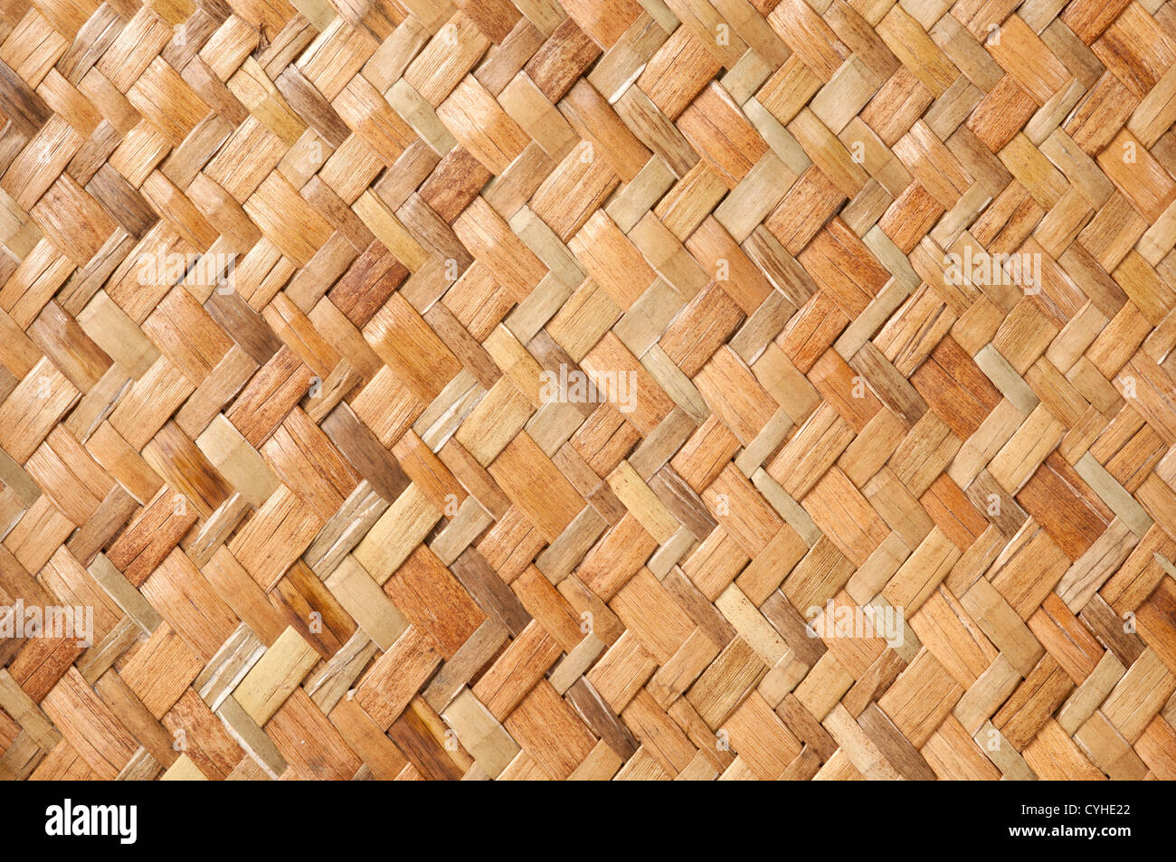 Wicker pattern, from a real handmade box Stock Photo Alamy