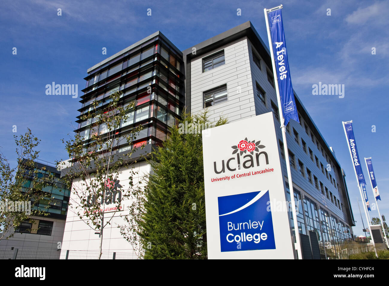 University of Central Lancashire (UCLan), Burnley College campus, Burnley, Lancashire, England, UK Stock Photo