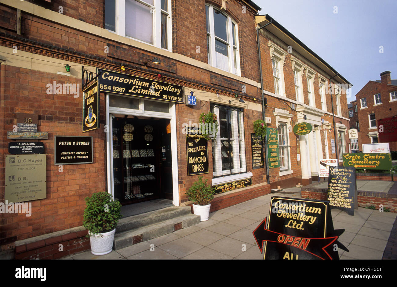 Jewellers Shop, Jewellers Quarter, Birmingham, UK Stock Photo Alamy