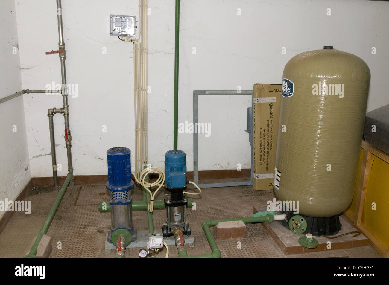 water pumping station Stock Photo Alamy