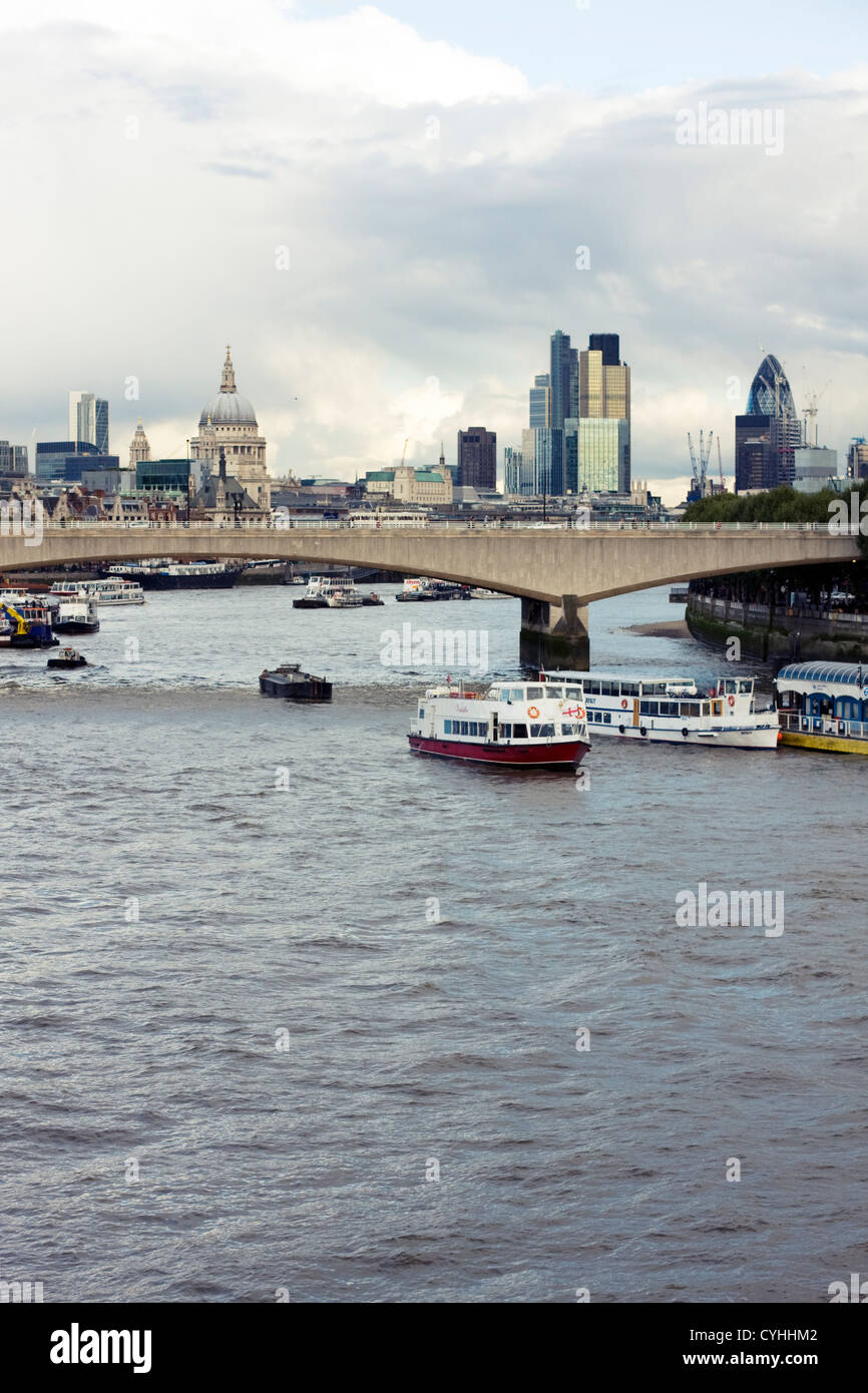 Waterloo Bridge, London, United Kingdom Stock Photo