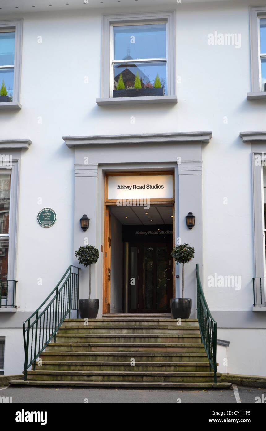 Abbey Road Studio, London. Made famous by The Beatles Abbey Road album. Stock Photo