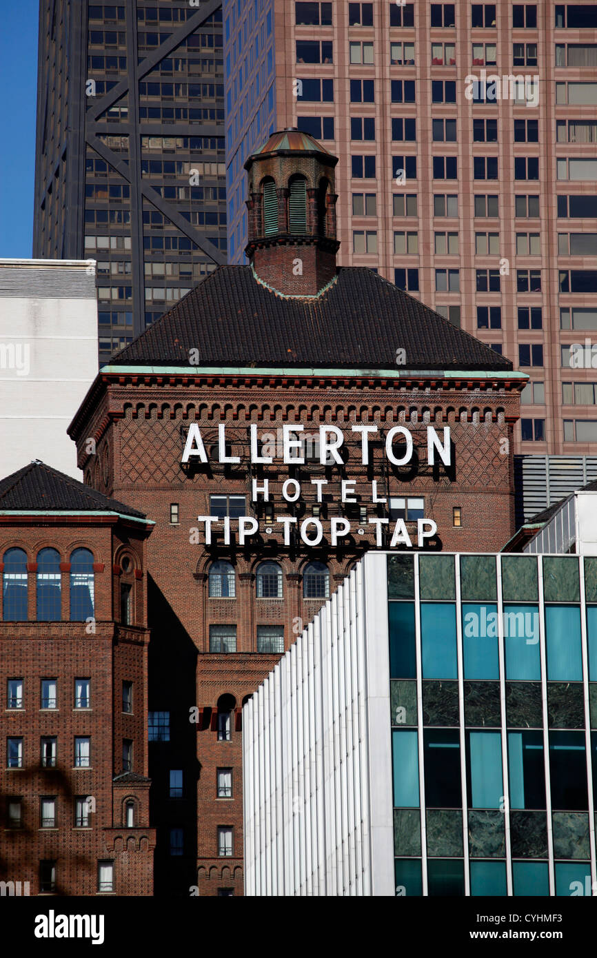 Allerton Hotel, Tip Top Tap, Chicago, Illinois, America Stock Photo Alamy