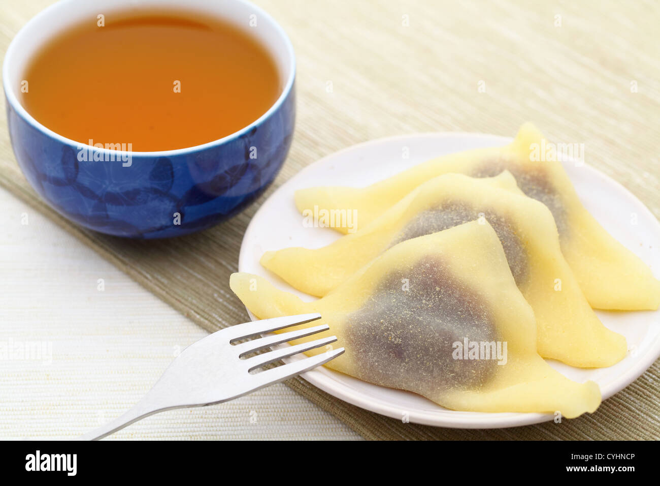 Japanese tea time Stock Photo Alamy