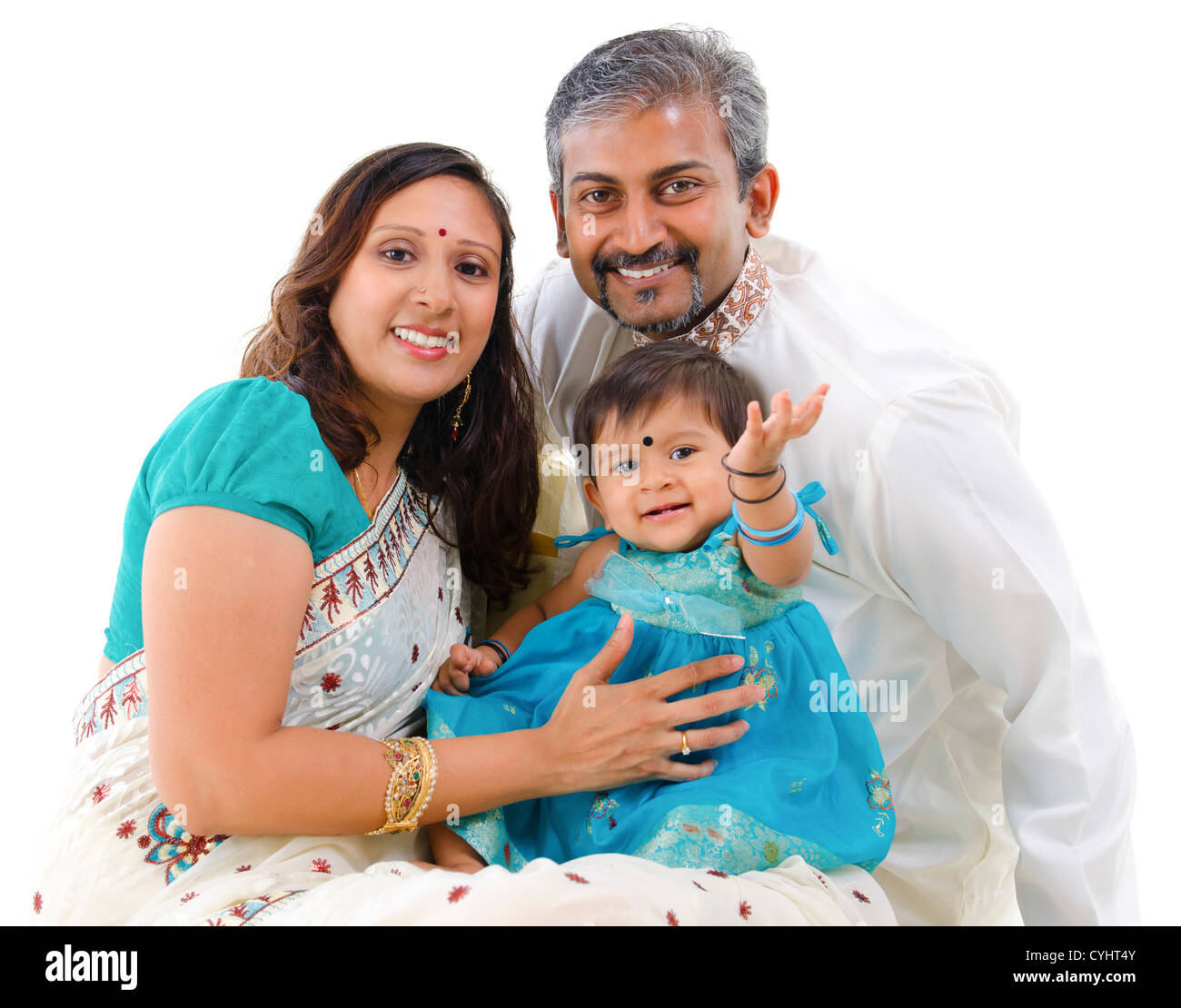 South Indian Family standing pose Stock Photo - Alamy