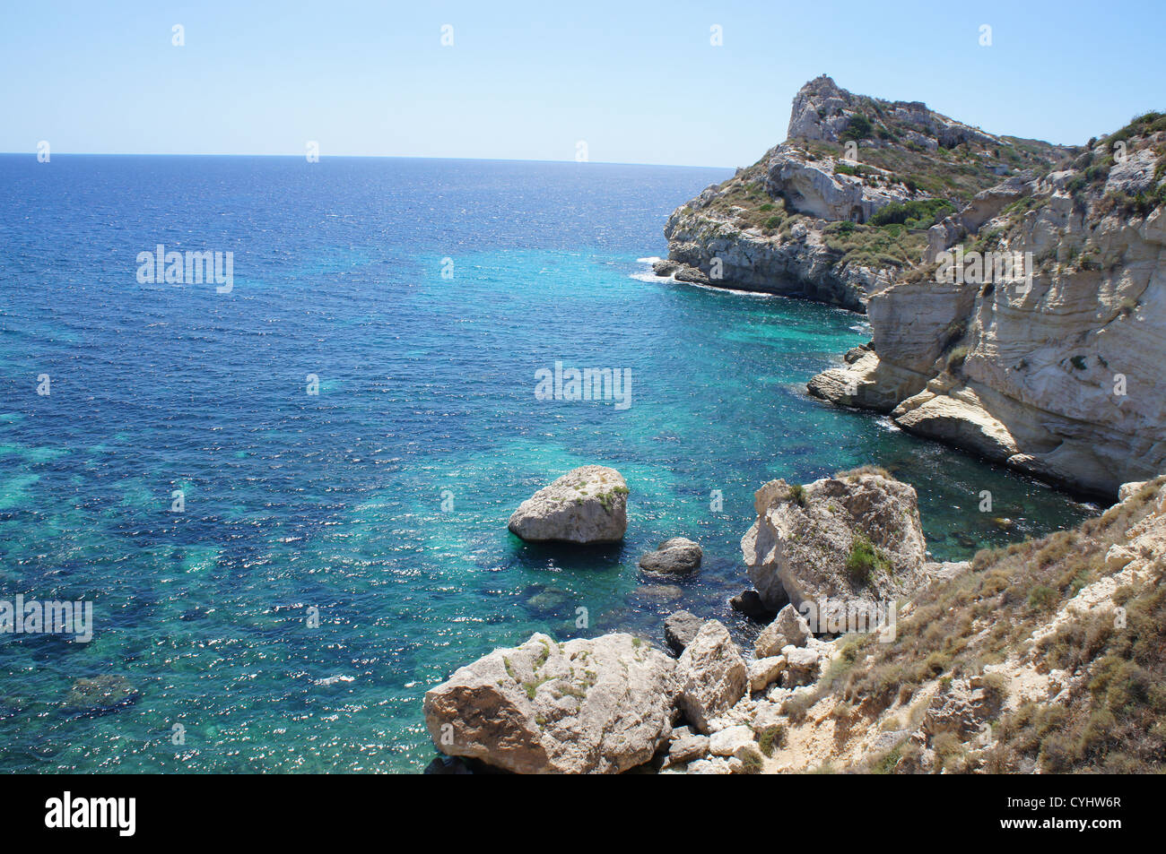 Blue Rocks Italy Blue lagoon with rocks on Sardinia island. Italy Stock Photo - Alamy