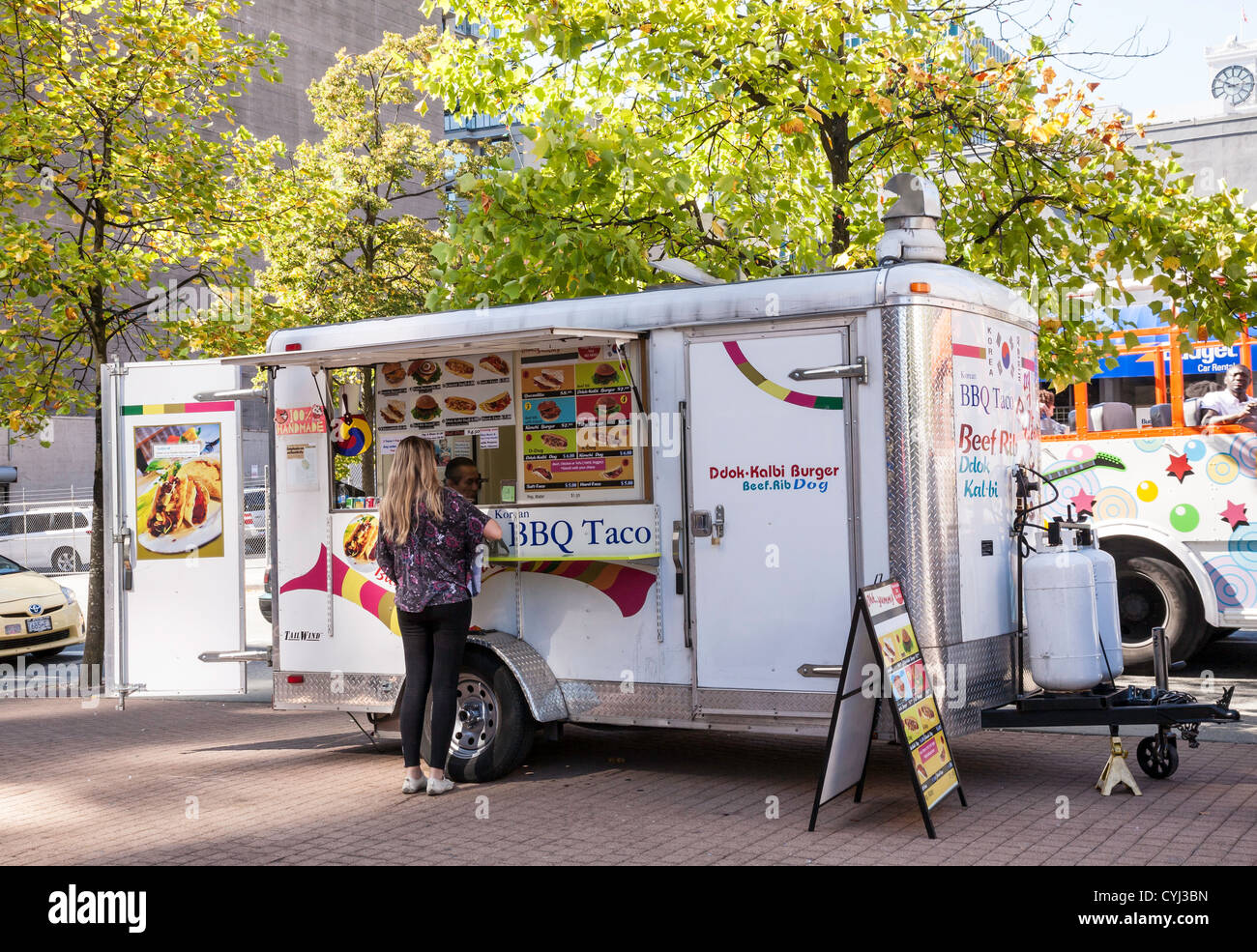 Food Truck Vancouver Canada Stock Photo 51414265 Alamy