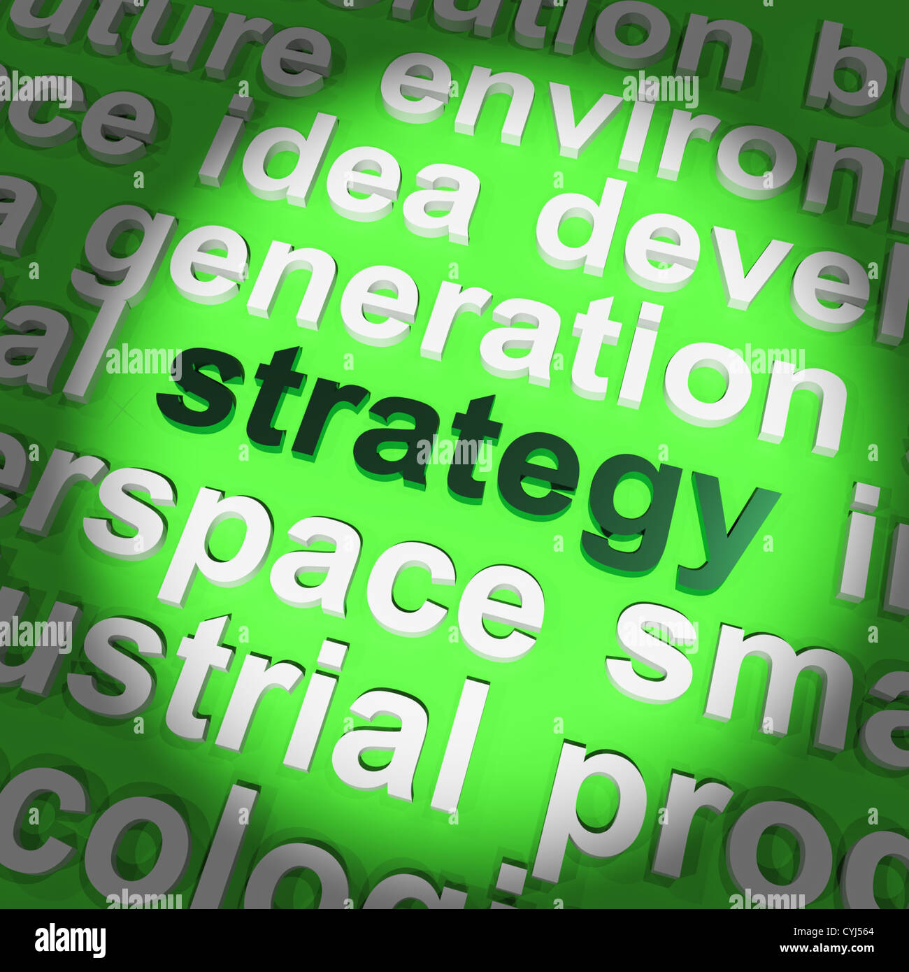 Strategy In Simple Words Strategy word hi-res stock photography and images - Alamy