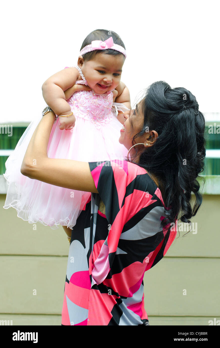 Indian mother baby hand hi-res stock photography and images - Alamy